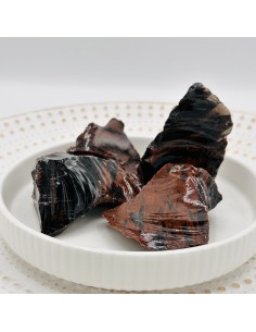 Obsidiana Mahogany para fuerza interior, protección energética y estabilidad emocional