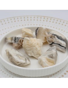 Ónix zebra em bruto 3 a 5 cm pedra natural