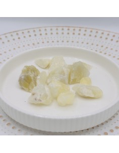 Quartzo com enxofre em bruto 1 a 2cm pedra natural