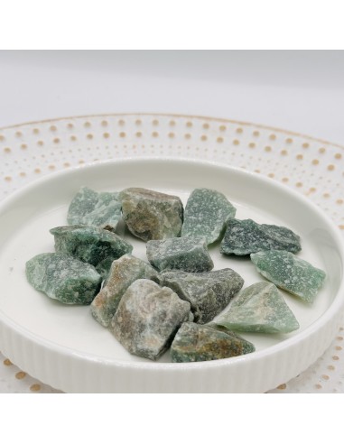 Quartzo verde em bruto para cura emocional, renovação do coração e equilíbrio vibracional