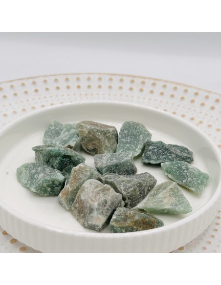 Cuarzo verde en bruto para sanación emocional, renovación del corazón y equilibrio vibracional