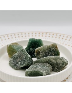 Quartzo verde em bruto para cura emocional, renovação do coração e equilíbrio vibracional