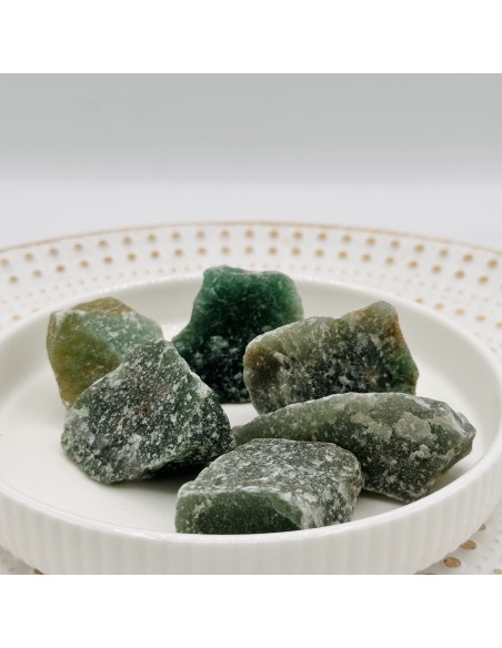 Quartzo verde em bruto para cura emocional, renovação do coração e equilíbrio vibracional