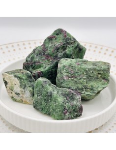 ZOISITE CON RUBI EN BRUTO 3 A 5CM