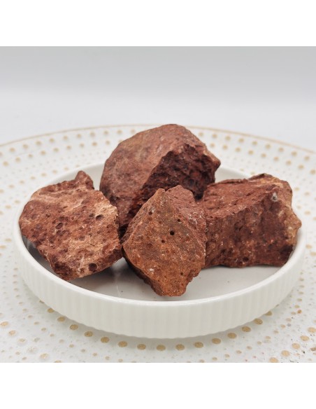 Bauxite (bauxita) em bruto 3 a 4 cm pedra natural