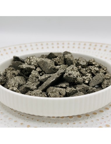 Pirita en bruto para prosperidad consciente, abundancia energética y activación del poder personal