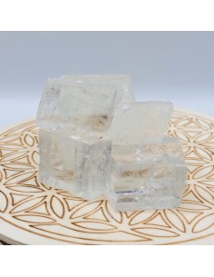 Calcite Ótica Espato 3 a 4 cm pedra natural