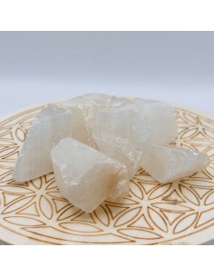 Calcite branca em bruto 3 a 5 cm pedra natural