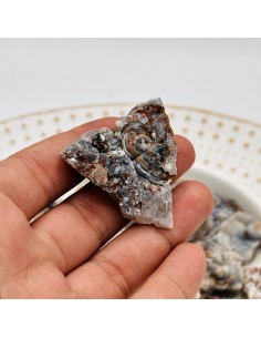 Calcedónia Cristalizada — cristal natural de serenidade, luz e conexão espiritual profunda. 2