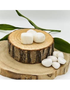 Escolecite rolada 3 a 4 cm pedra natural de harmonia