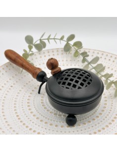 Quemador brasero para inciensos y hierbas para limpieza energética profunda, transmutación y elevación vibracional