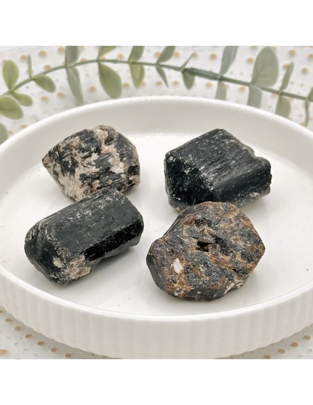 Turmalina amarela dravite 3 a 4 cm pedra natural