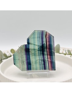 Coração de fluorite arco íris para clareza mental, equilíbrio emocional e harmonia vibracional