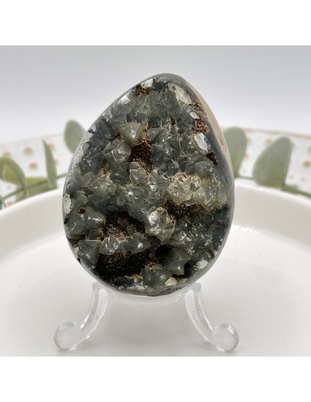 Ovo de septária para enraizamento profundo, estabilidade interior e fortalecimento emocional