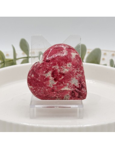 Corazón de thulita para alegría interior, amor propio y expresión emocional consciente