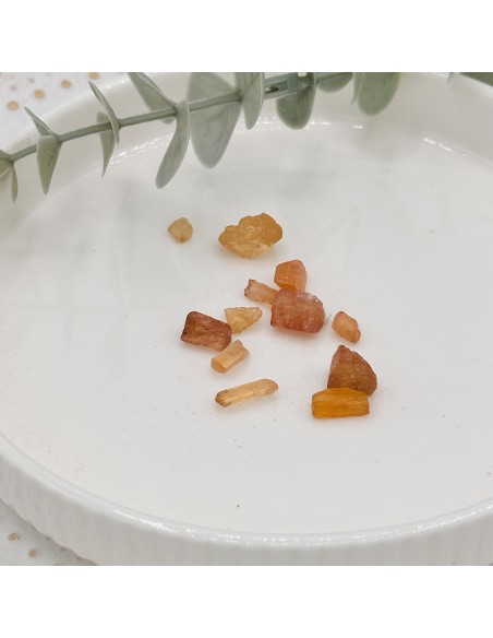 Topázio imperial 0,5 a 1 cm pedra natural