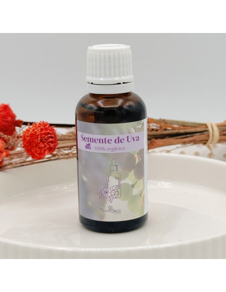 Óleo de semente de uva puro 30 ml para cuidados naturais da pele e cabelo
