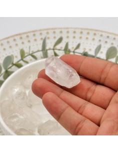Ponta de quartzo cristal 3 a 4 cm pedra natural