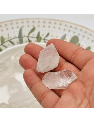 Punta de cuarzo cristal para amplificación energética, claridad espiritual y elevación vibracional