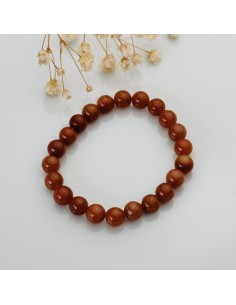 Pulsera de calcita naranja para vitalidad, alegría interior y equilibrio emocional diario