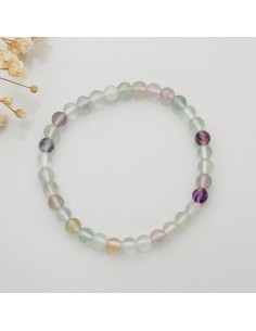 PULSERA DE FLUORITA 6MM