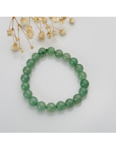 Pulsera de cuarzo verde para sanación emocional, renovación energética y equilibrio interior