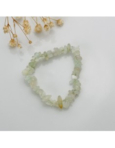 Pulseira de jade verde chip pedra natural 2