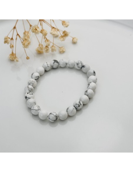 Pulsera de magnesita para paz interior, calma emocional y equilibrio vibracional