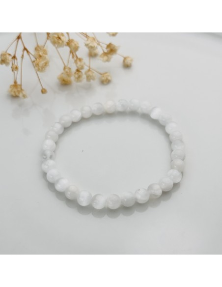 PULSERA DE SELENITA 6MM