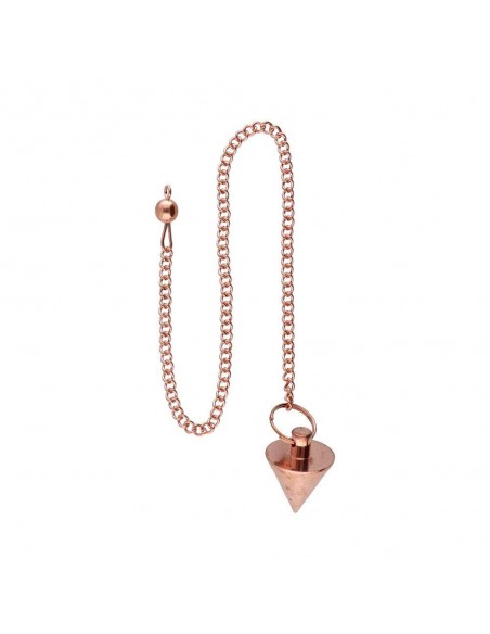 Pêndulo cónico de cobre radiestesia