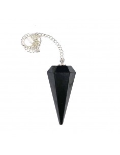Pêndulo de shungite pedra natural