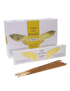 Incenso Goloka Arcanjo Gabriel para pureza energética, iluminação interior e orientação divina