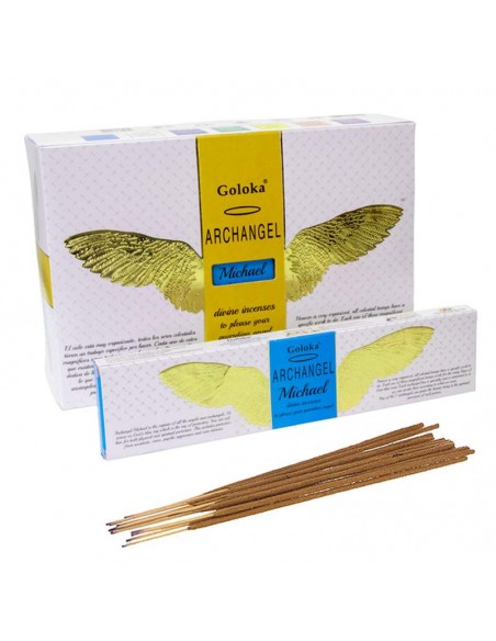Incenso Arcanjo Michael para proteção energética, limpeza vibracional e fortalecimento do campo sutil