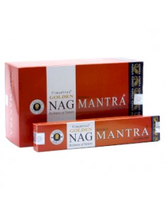 Incienso masala Golden Nag Mantra para enfoque espiritual, meditación profunda y elevación de la conciencia