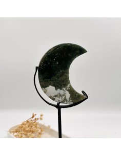LUNA ÁGATA MUSGO CON SUPORTE