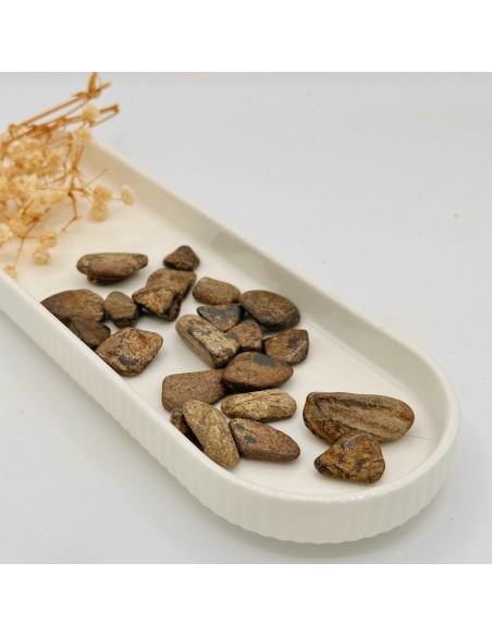 Bronzite rolada 1 a 2 cm pedra natural