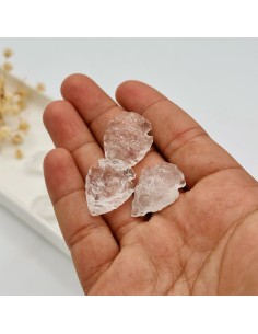 Ponta flecha de quartzo para foco mental, clareza energética e direção vibracional