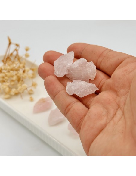 Ponta de flecha quartzo rosa pedra natural