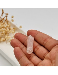 Generador de cuarzo rosa para amor propio, sanación emocional y suavización energética