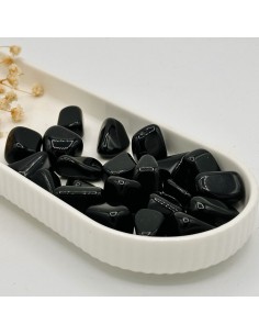 Obsidiana rolada 1 a 2 cm pedra natural de proteção 2