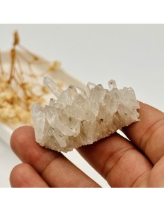 DRUSA DE CUARZO CRISTAL 30 A 50GRS