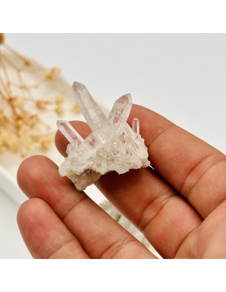 DRUSA DE CUARZO CRISTAL 10 A 30GRS