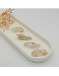 Yeso natural con azufre, cristal para limpieza vibracional, transformación interior y protección energética.