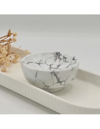 Taça de Howlite | Cristal de paz interior e equilíbrio emocional
