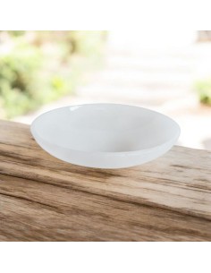 Prato de quartzo cristal natural com 30 cm. Peça vibracional para limpeza energética, reprogramação e elevação espiritual. 2