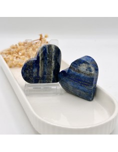 Coração de Lápis Lazuli 4 a 5 cm | Tenda Gaia