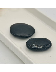 TURMALINA NEGRA RODADO PLANO 3 A 4CM