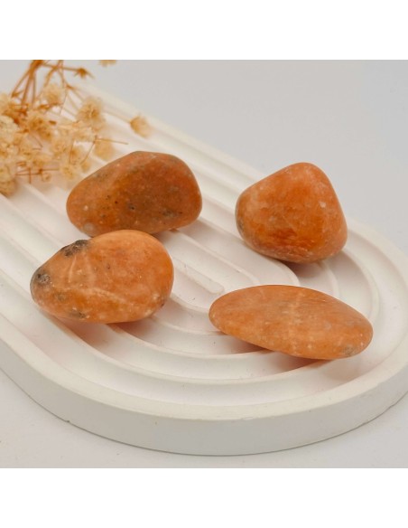 Calcite Laranja Rolada 3 cm | Tenda Gaia