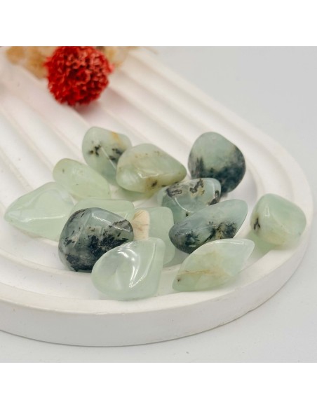 Prehnite rolada 2 a 3 cm pedra natural