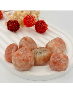 Pedra do sol rolada 3 cm pedra natural